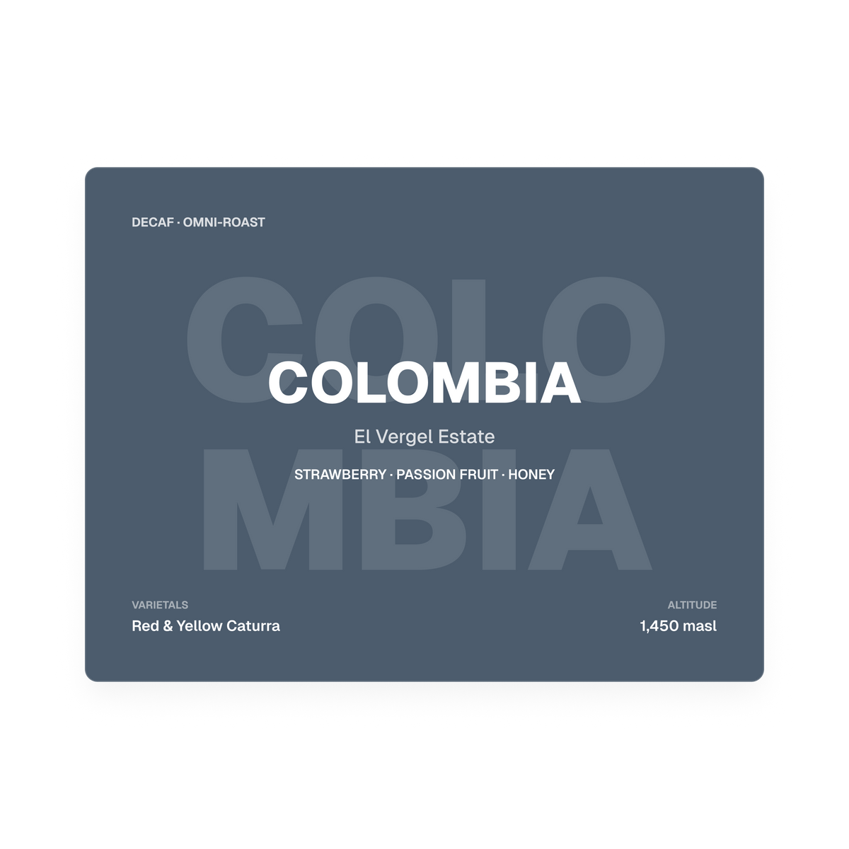 Colombia Natural Decaf