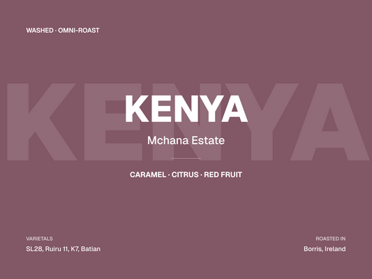 Kenya washed retail coffee