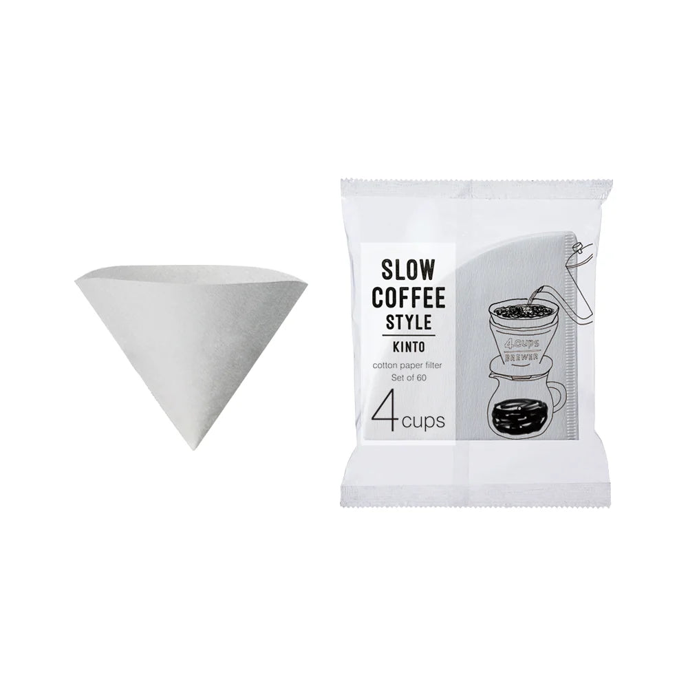 Kinto SCS cotton paper filter 4cups